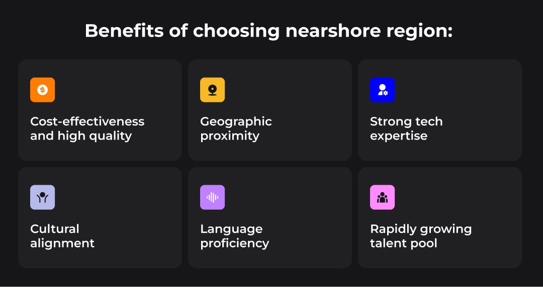 Benefits of nearshoring